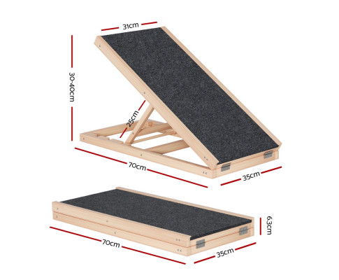 Adjustable Dog Ramp 70cm