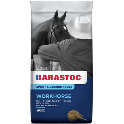 Barastoc Workhose Muesli Feed Oats Corn Mix Protein Vitamin Pellet 20kg