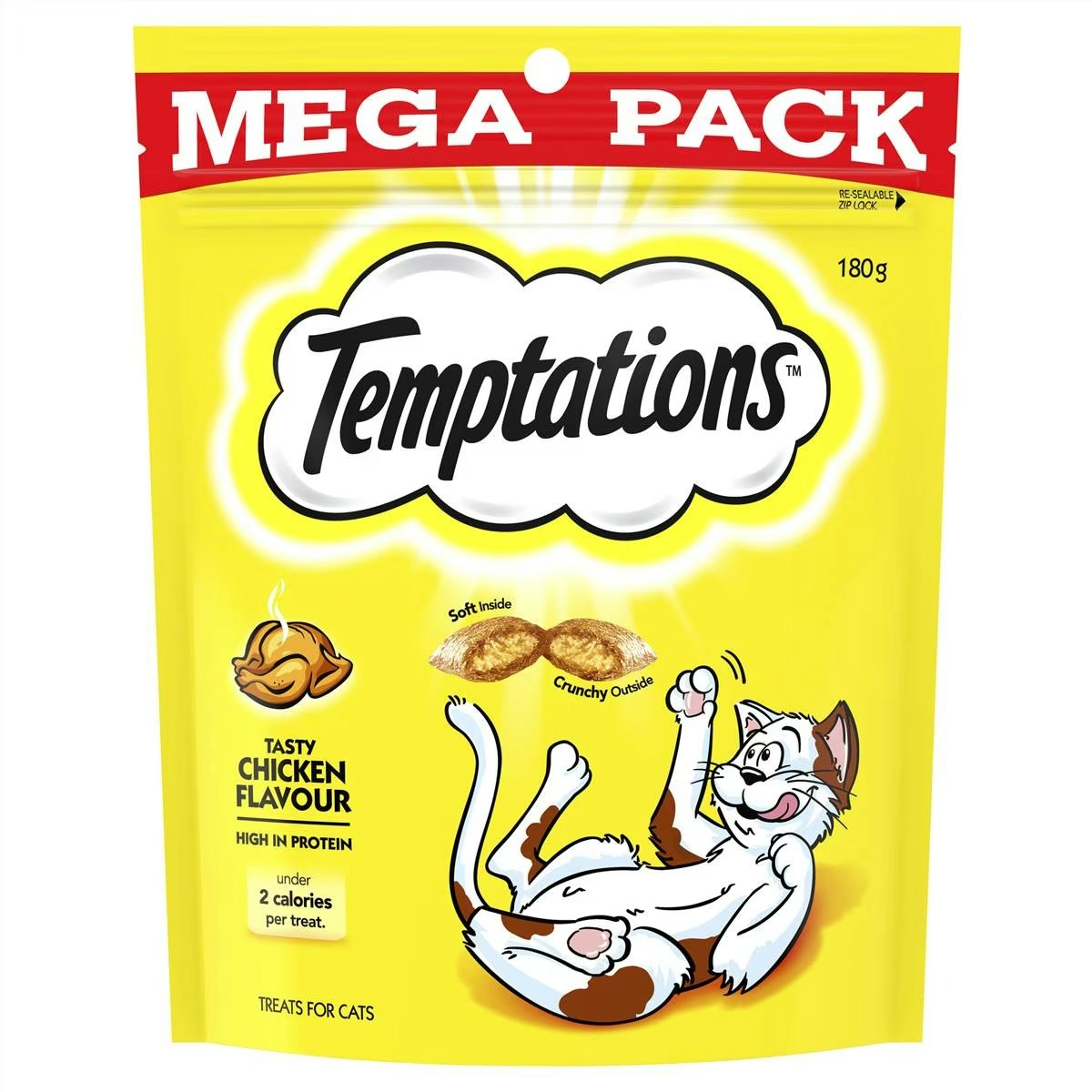 Temptations Tasty Chicken Cat Treats 180g