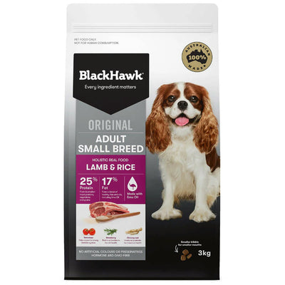 Black Hawk Lamb & Rice Small Breed Adult Dog Food 3Kg