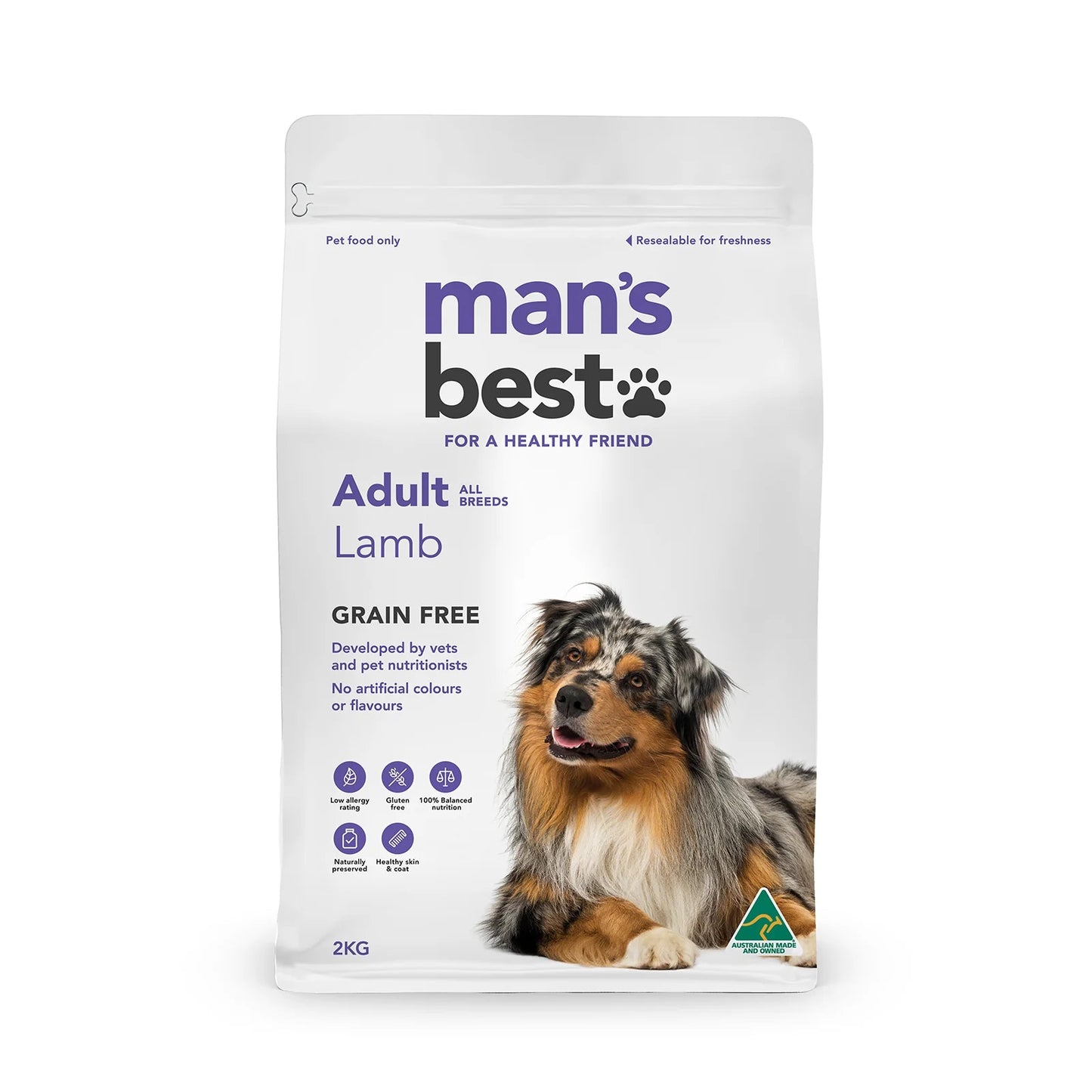 Man's Best Dog Food Adult Lamb - 2kg