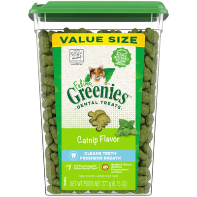 Greenies Catnip Cat Treat Tub 277g