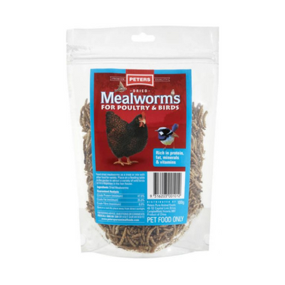 Peters Dried Mealworms 100g