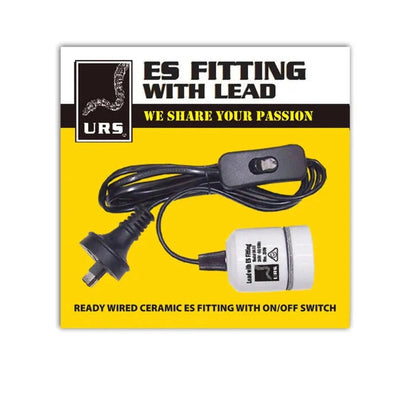 URS Edison Screw Fitting With Lead Heat Globe Holder ES Fitting