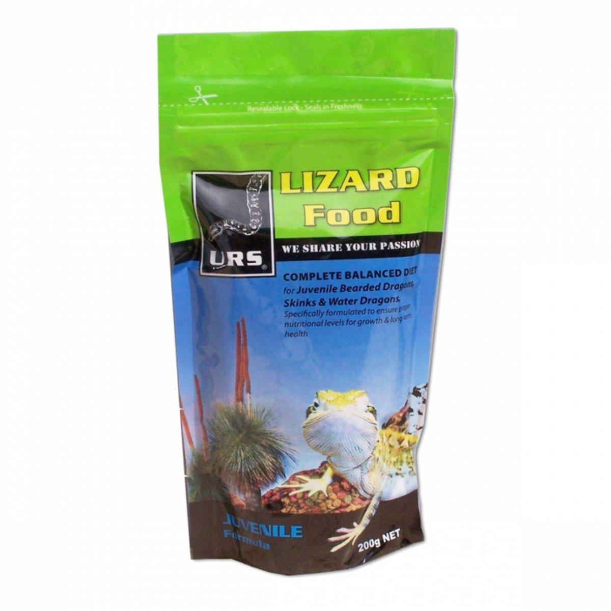 Urs Lizard Food Adult Formula Reptile Complete Balanced Diet 200g