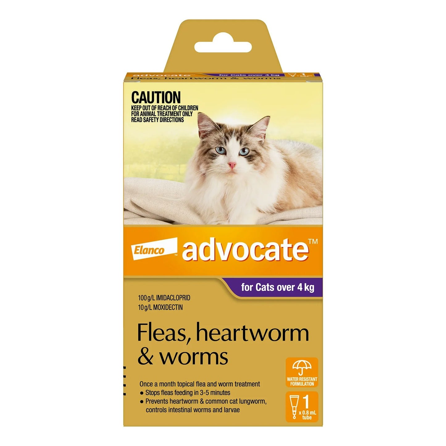 Advocate For Cats Over 4Kg (Purple)  3 Pack