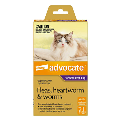 Advocate For Cats Over 4Kg (Purple)  3 Pack