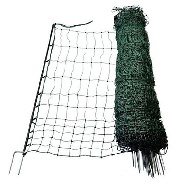 Nemtek 50mtr Poultry Mesh Netting with Poles