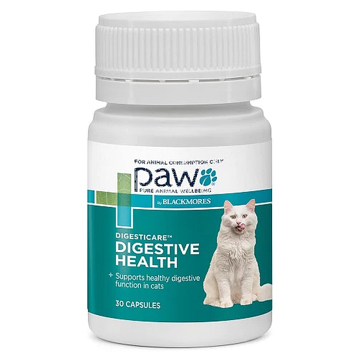 PAW By Blackmores Digesticare Probiotics For Cats 30 Capsules