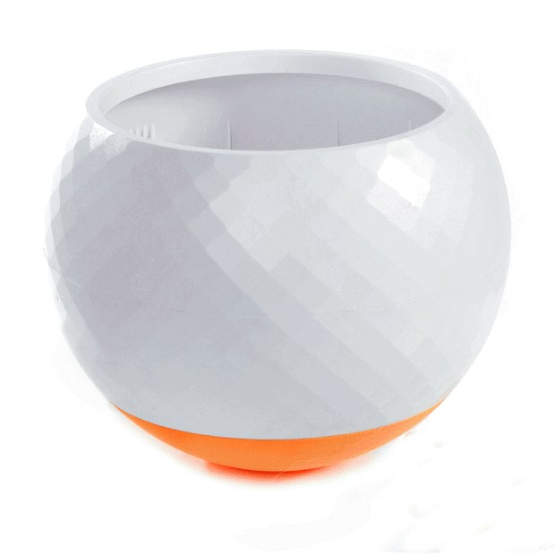 All Fur You Wobbler Slow Feeder Pet Bowl Orange