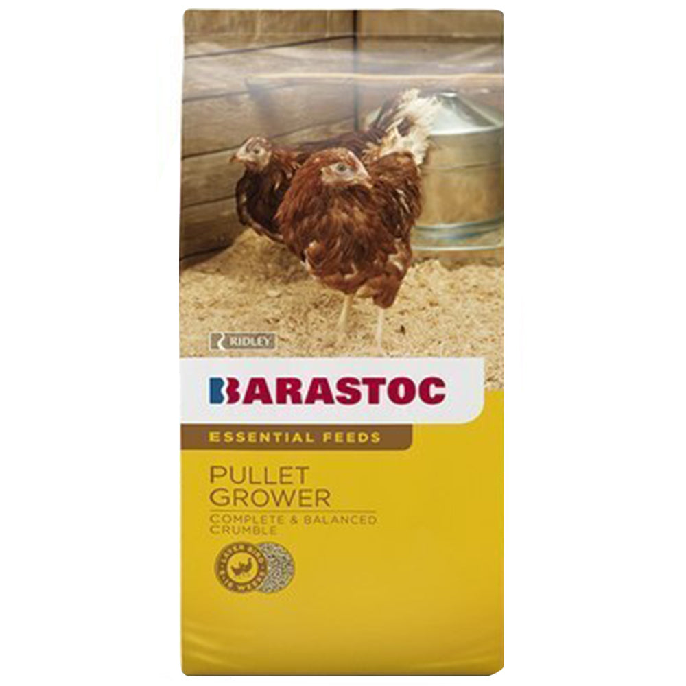 Barastoc Pullet Grower Crumble Energy Protein Poultry Pullet Feed 20kg