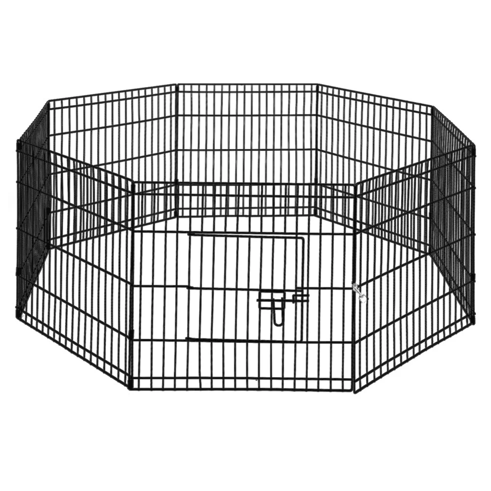 8 Panel Dog Playpen Cage Fence - 32" / 75cm