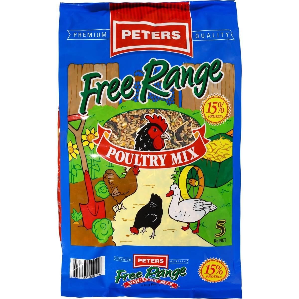 Peters Premium Quality Free Range Poultry Mix 5kg