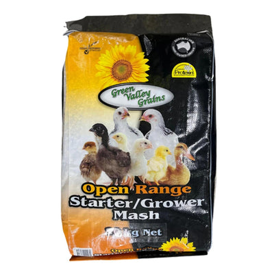 Green Valley Open Range Starter Grower Mash for Poultry 20kg
