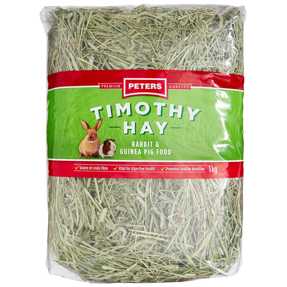 Peters Timothy Hay Rabbit & Guinea Pig Food 1kg