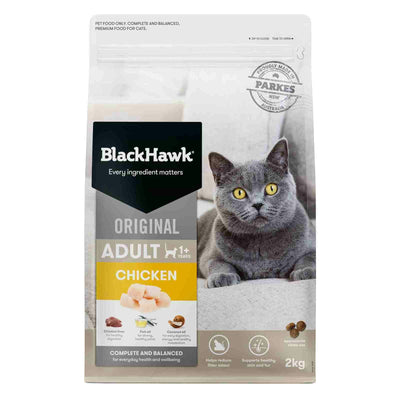 Black Hawk Original Chicken Dry Cat Food 2kg