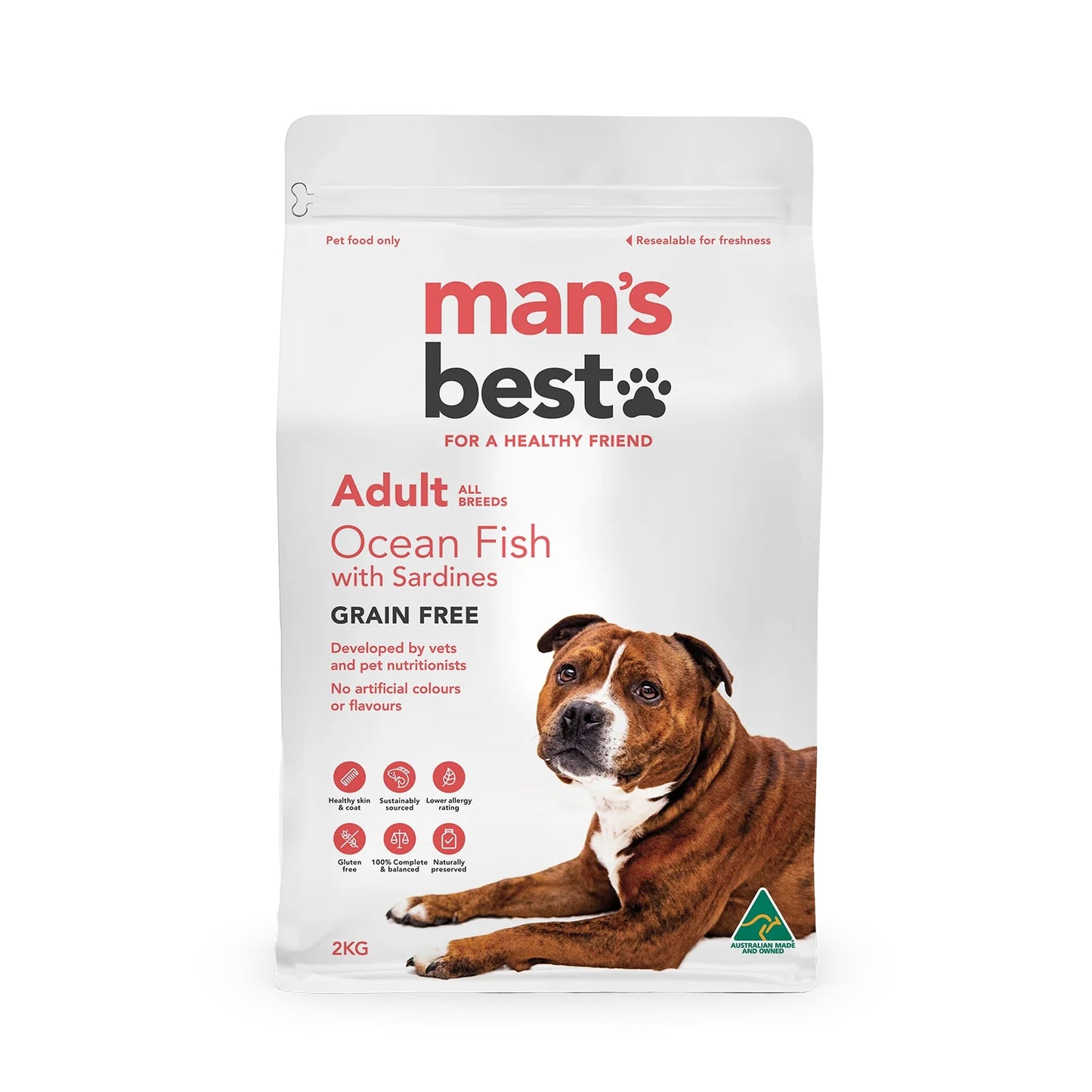 Man's Best Dog Food Adult Ocean Fish - 2kg