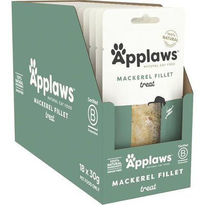 Applaws Whole Mackerel Loin 30g 18pk