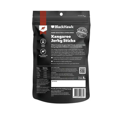 Black Hawk Kangaroo Jerky Stick Treats For Dogs
