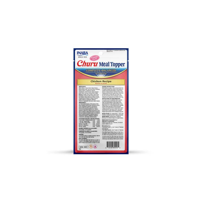 Inaba Cat Churu Meal Topper Chicken 56g 6pk