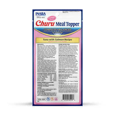 Inaba Cat Churu Meal Topper Tuna Salmon 56g 6pk
