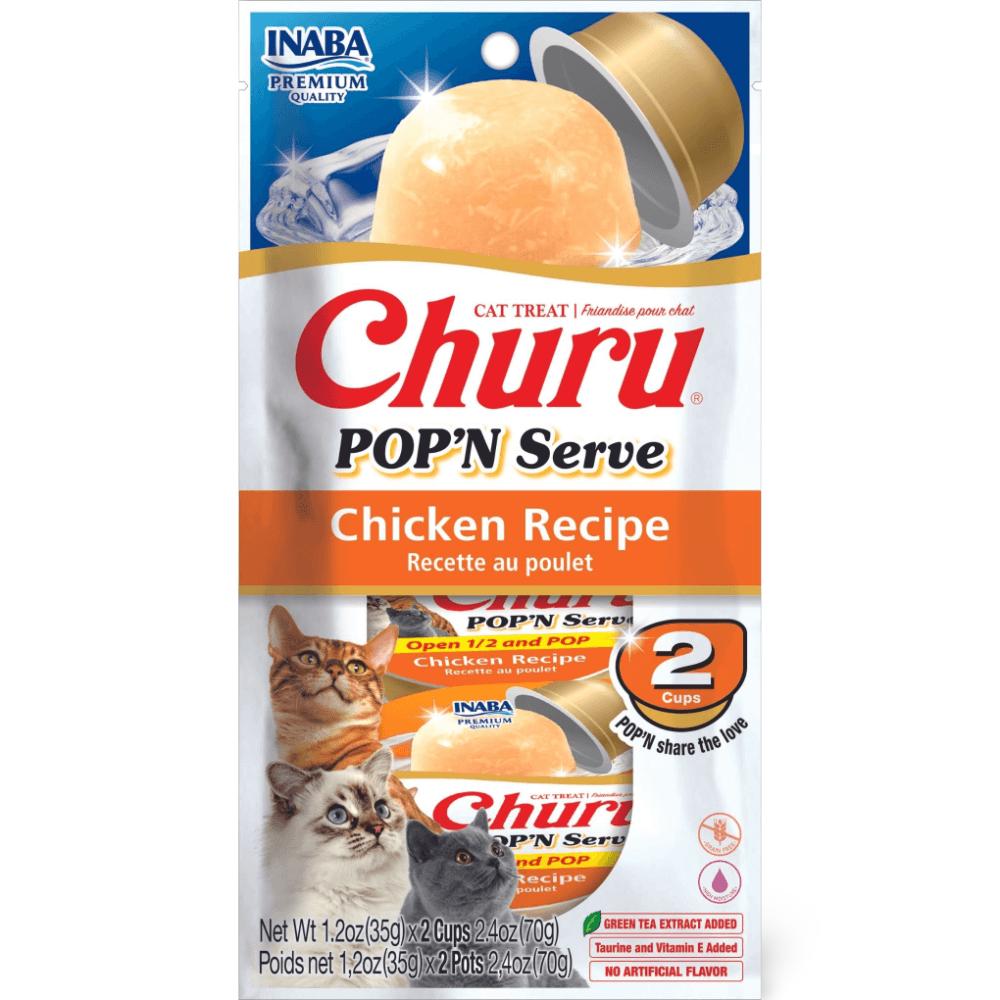 INABA CAT CHURU POP N SERVE CHICKEN VARIETY 10PK