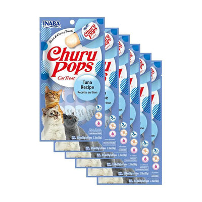 INABA CAT CHURU POPS TUNA 60G 6PK