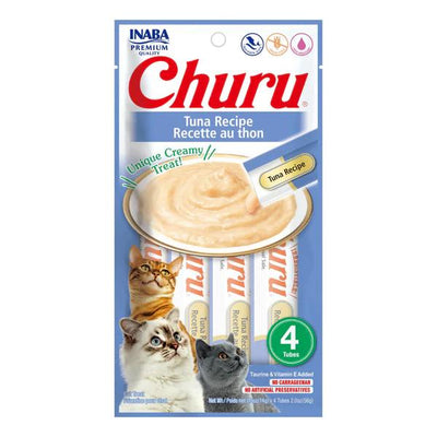 INABA CAT CHURU PUREE TUNA 56G 6PK