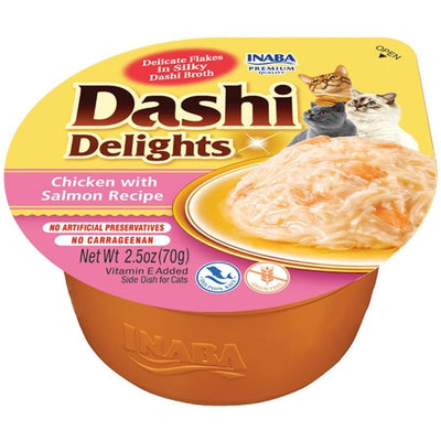 INABA DASHI DELIGHTS CUP CHKN BONITO FLAKES 70G 6PK