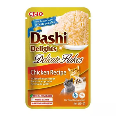 INABA DASHI DELIGHTS DELICATE FLAKES CHICKEN 40G 6PK