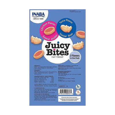 Inaba Juicy Bites Cat Treat Tuna & Chicken Flavor 6 X 34g