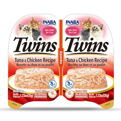 INABA CAT TWINS TUNA & CHICKEN 70G 6PK
