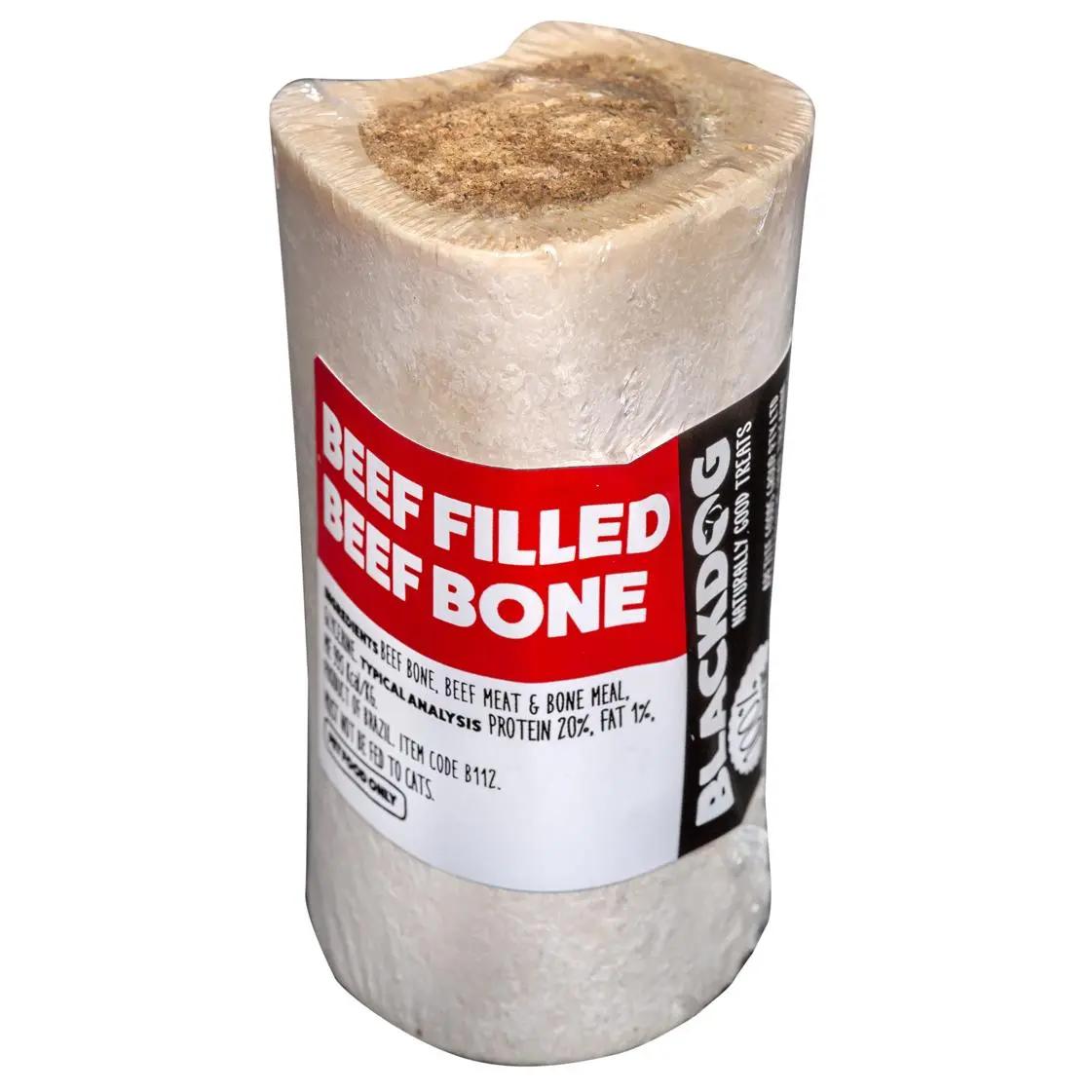 Black Dog Beef Filled Bone 5 Inch Treats