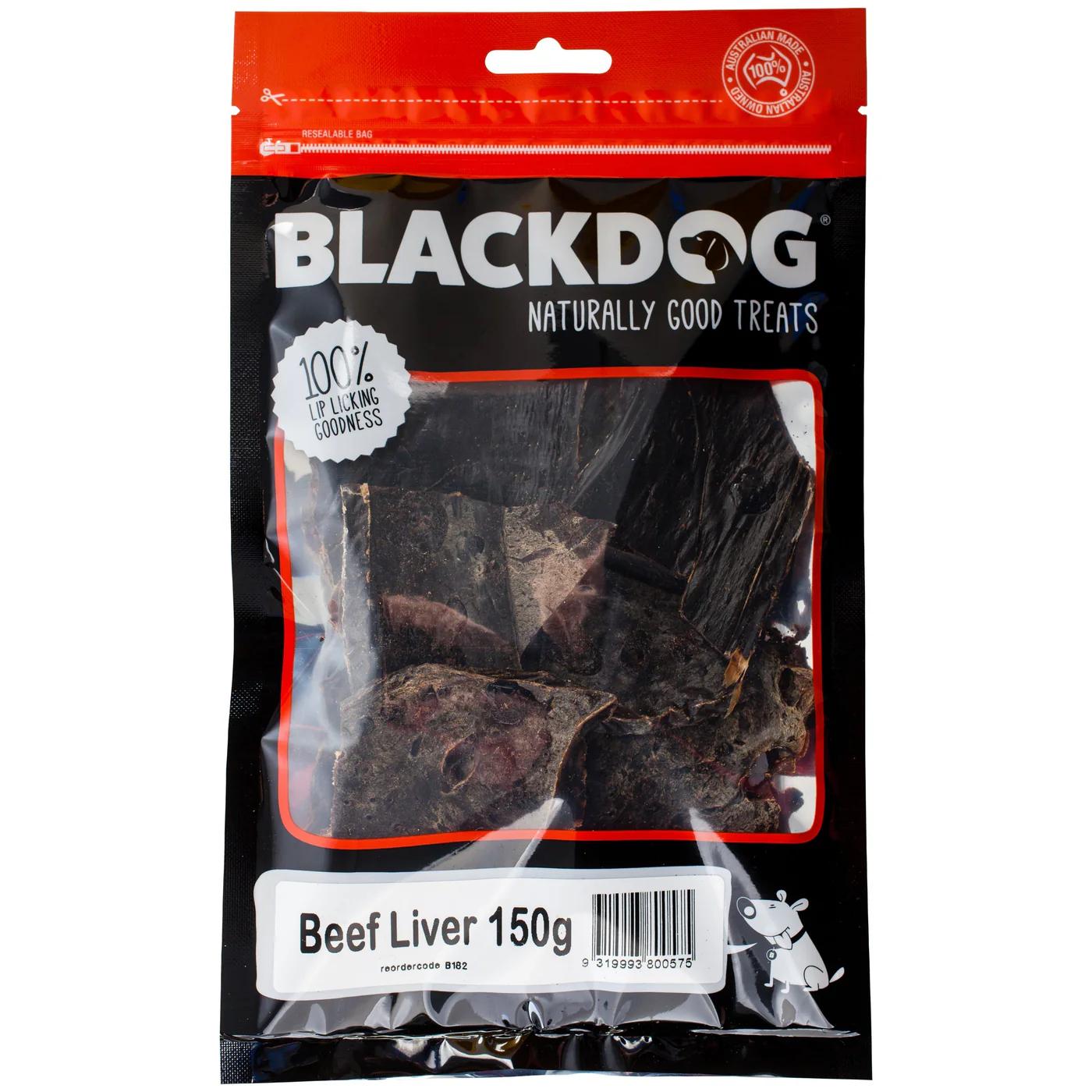 BLACK DOG BEEF LIVER 150G