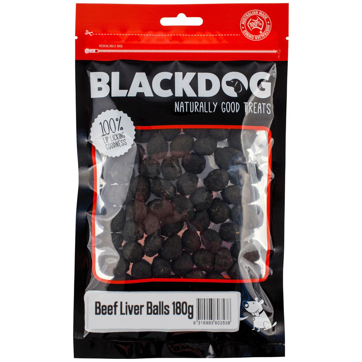 Black Dog Beef Liver Balls 180g