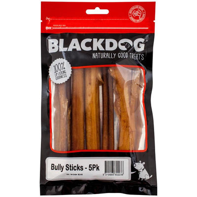 BLACK DOG BULLY STICKS 5PK