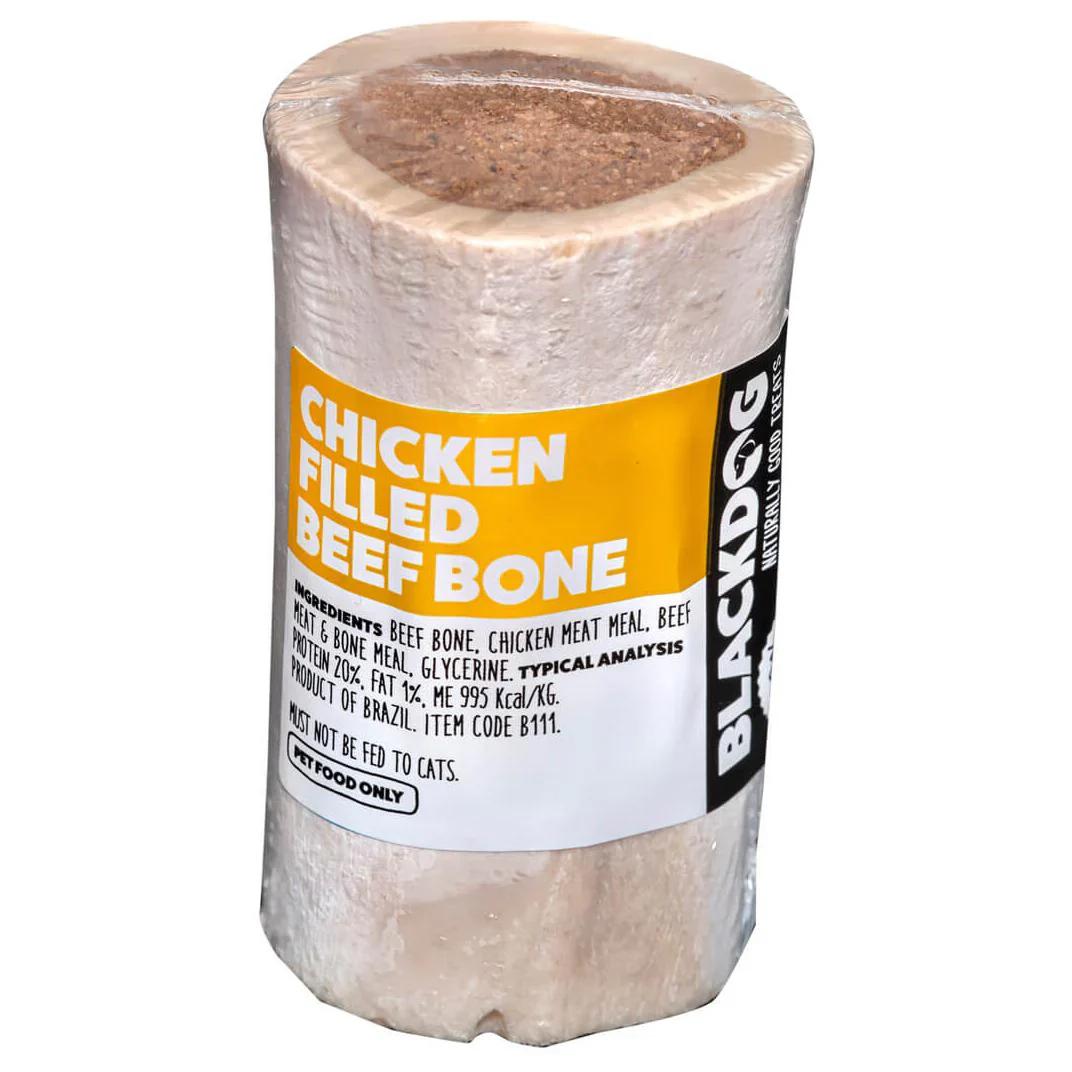 Black Dog Chicken Filled Bone 5 Inch Treats