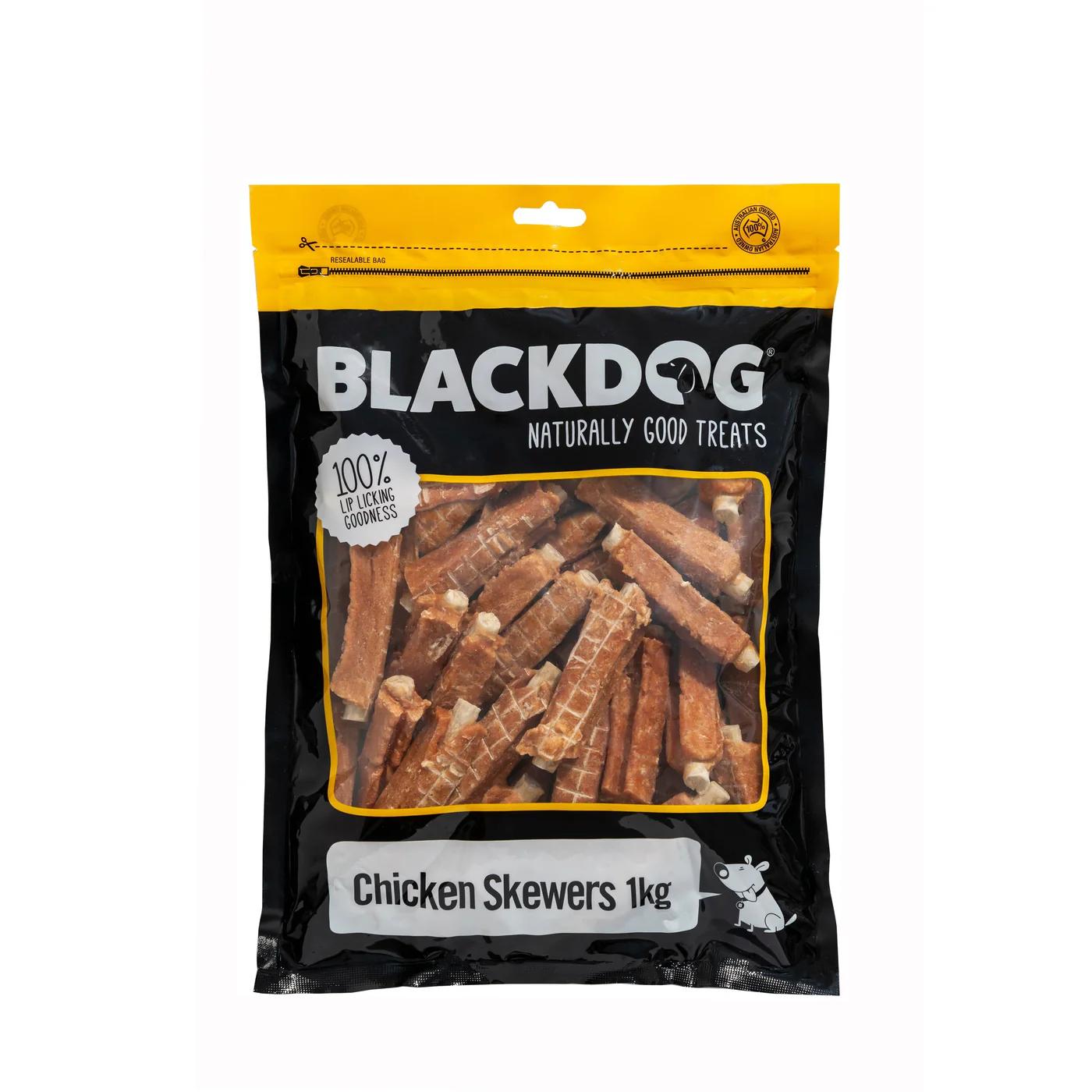 BLACK DOG CHICKEN SKEWERS 1KG