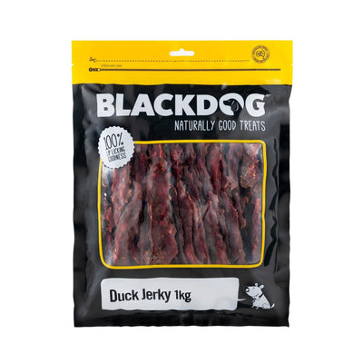 BLACK DOG DUCK JERKY 1KG