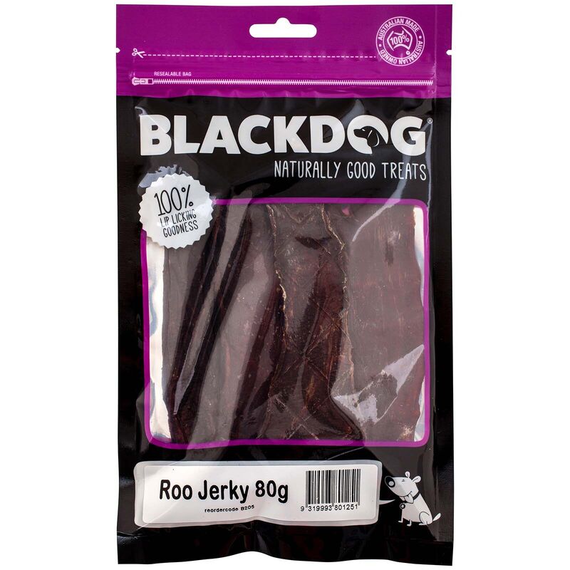BLACK DOG ROO JERKY 80G