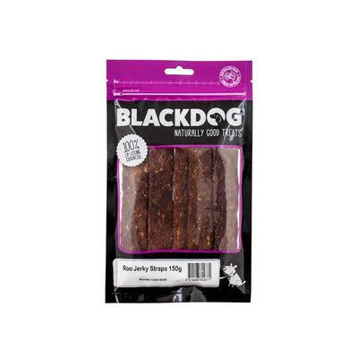 BLACK DOG ROO JERKY STRAPS 150G
