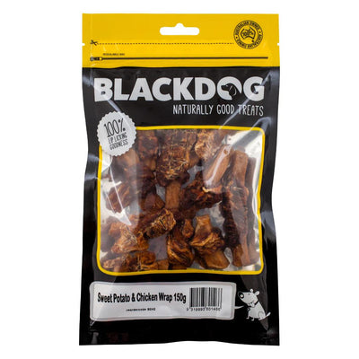 BLACK DOG SWEET POTATO/CHICKEN 150G