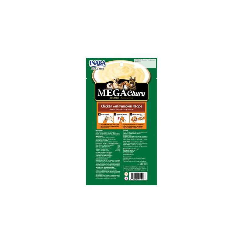 Inaba Dog Churu Meal Topper Chicken Pumpkin 144g 6pk