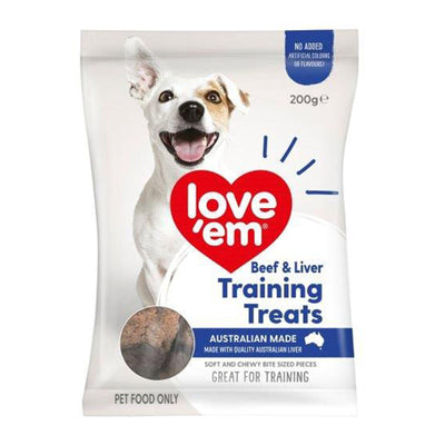 LOVE EM LIVER TRAINING TREATS 200G 5PK