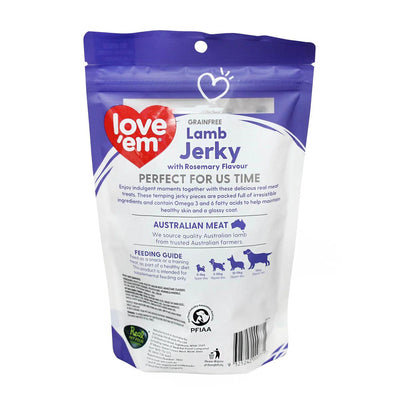Love Em Lamb & Rosemary Jerky 200g 6pk