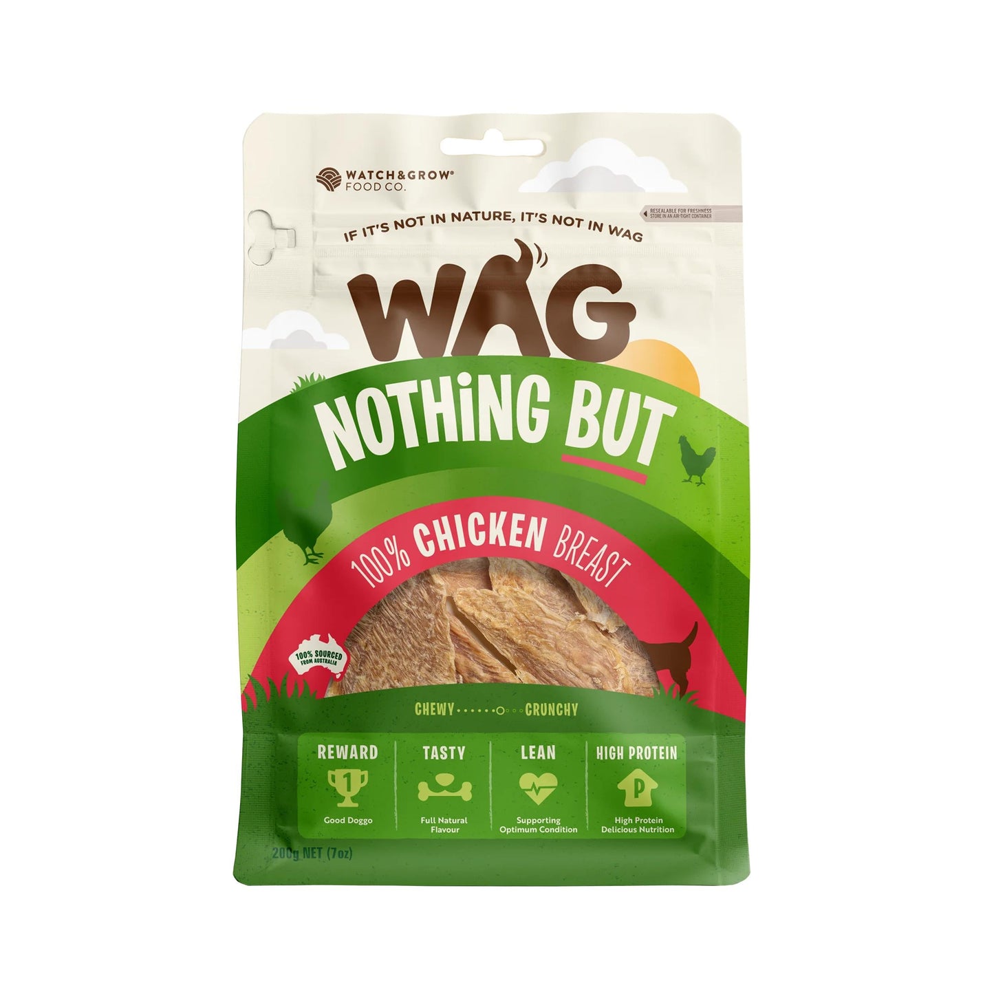 WAG Chicken Breast 200g Treat