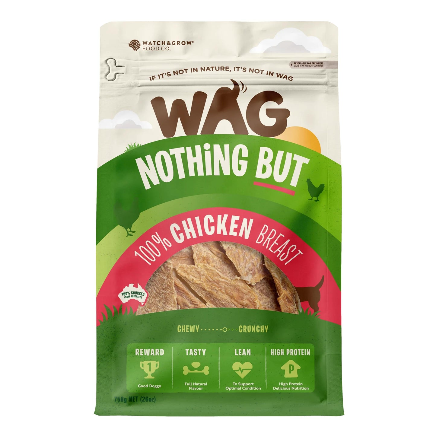 WAG Chicken Breast 750g Treat