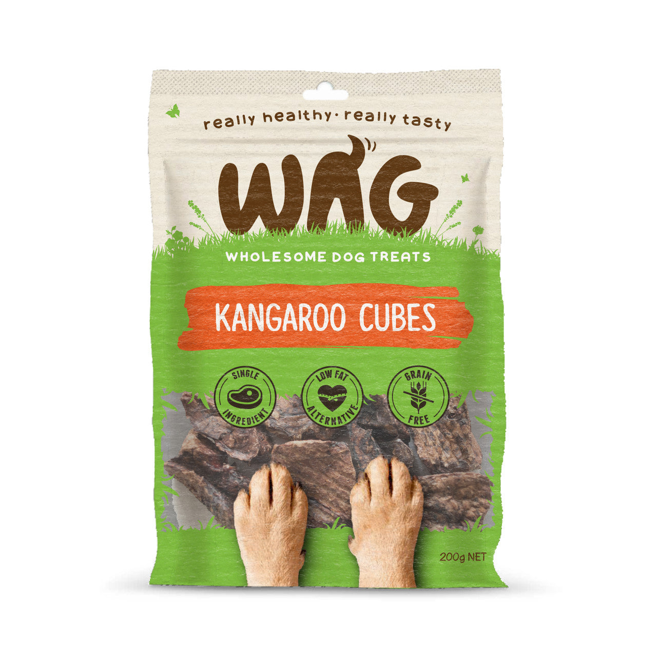 WAG Kangaroo Cubes 750g Treats