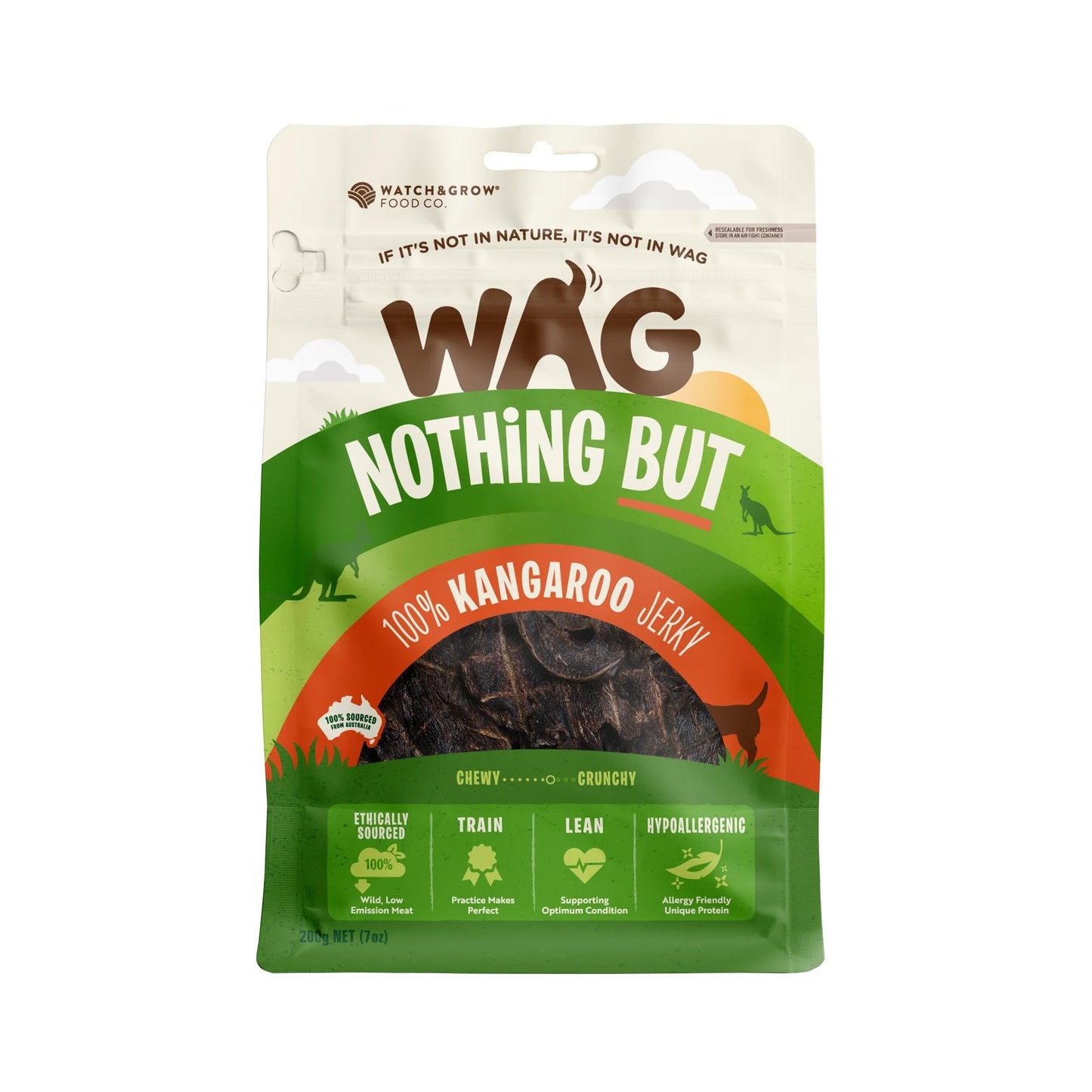 WAG KANGAROO JERKY 200G