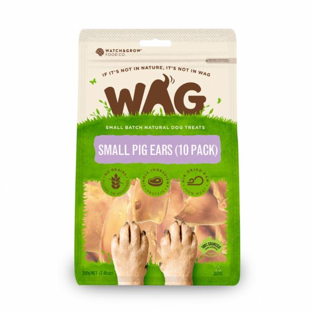 Wag Pig Ear Small 10 Pack